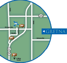Getna Area Map