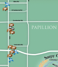 Papillion Area Map